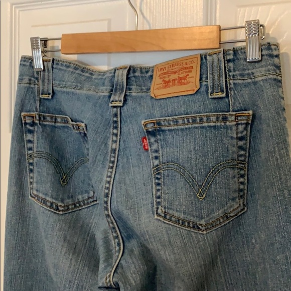 Levi’s Bootcut 525 Light Wash Long Jeans 6 LONG - Picture 4 of 7